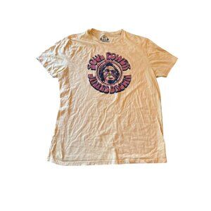 James Brown Soul Power Lee Mens Classic Fit T-Shirt XL Yellow 100% Cotton